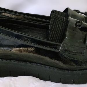 Black Patent Leather Loafers